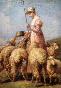 Anna Chamberlain Freeland Shepherdess painting